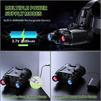 GOODITEC 8160 4K Tactical Night Vision Goggles | 400m Full-Dark View | 2.7" Screen | 3-in-1 Usage