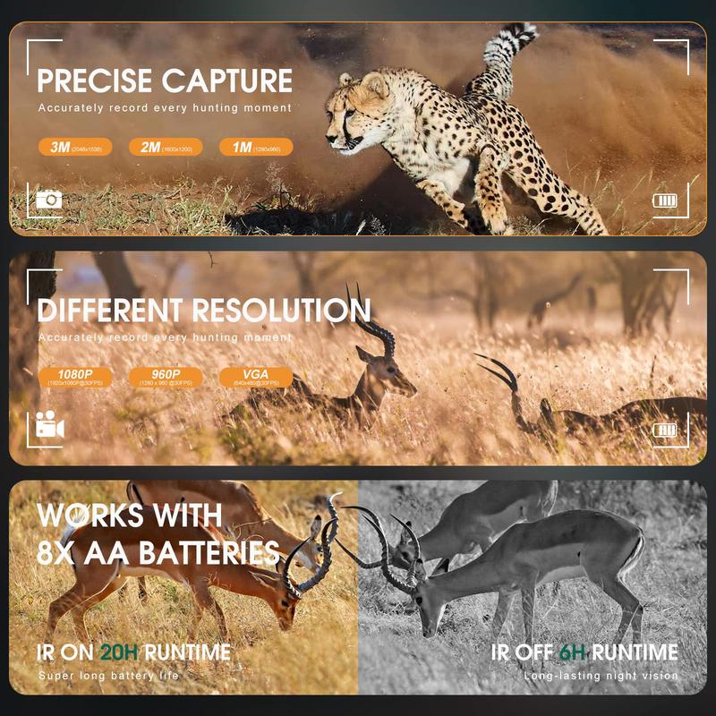 GOODITEC 5100 Digital Night Vision Scope | 600m Full-Dark View | 4X Zoom | 2.5" Display