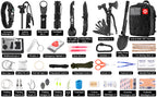 Emergency Survival Kit 142pcs – First Aid & Outdoor Gear for Camping, Hiking, Hunting, Adventure
