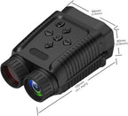 GOODITEC 1182 Mini Digital Night Vision Monocular | 300m Full-Dark View | 8X Digital Zoom | 2.4" Screen