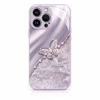 Peaceful Butterfly Liquid Glass IPhone Cases