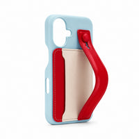 Shockproof iPhone Case with Card Holder & Wrist Strap