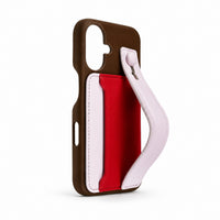 Shockproof iPhone Case with Card Holder & Wrist Strap