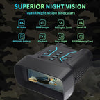 GOODITEC 2183 4K Digital Night Vision Monocular | 400m Full-Dark View | 4.5" Large Display | 8X Zoom