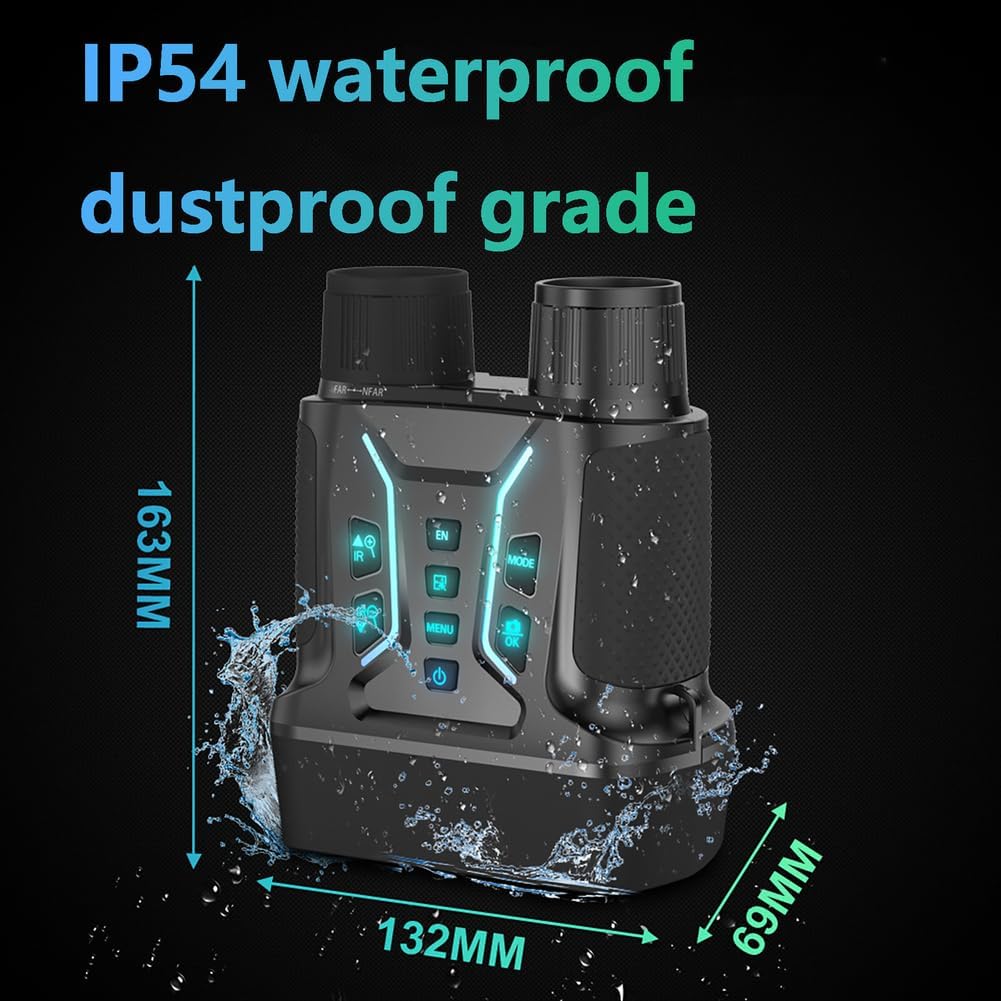 GOODITEC 2183 4K Digital Night Vision Monocular | 400m Full-Dark View | 4.5" Large Display | 8X Zoom