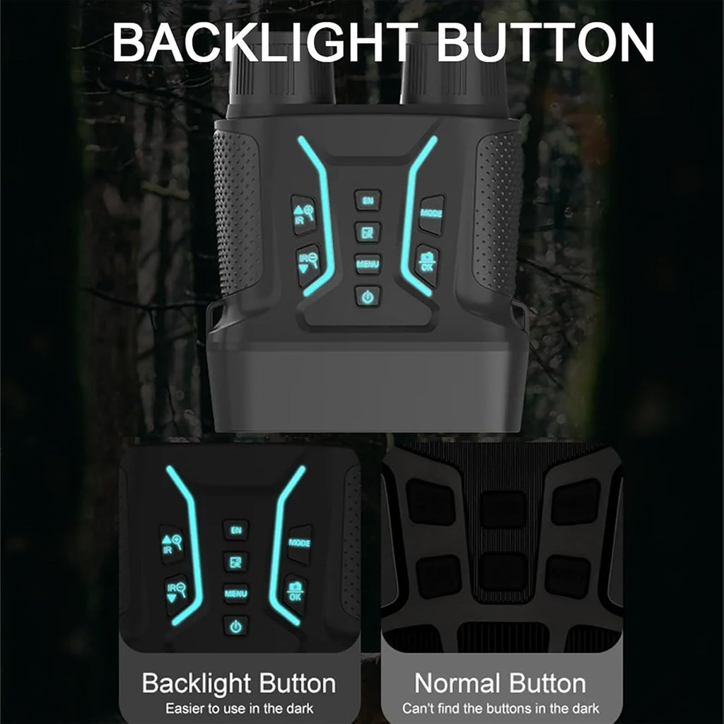 GOODITEC 2183 4K Digital Night Vision Monocular | 400m Full-Dark View | 4.5" Large Display | 8X Zoom