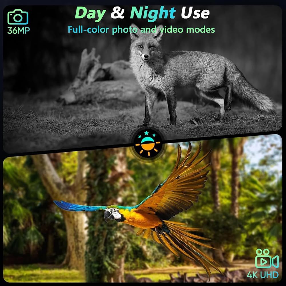 GOODITEC 2183 4K Digital Night Vision Monocular | 400m Full-Dark View | 4.5" Large Display | 8X Zoom