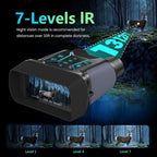 GOODITEC 2183 4K Digital Night Vision Monocular | 400m Full-Dark View | 4.5" Large Display | 8X Zoom