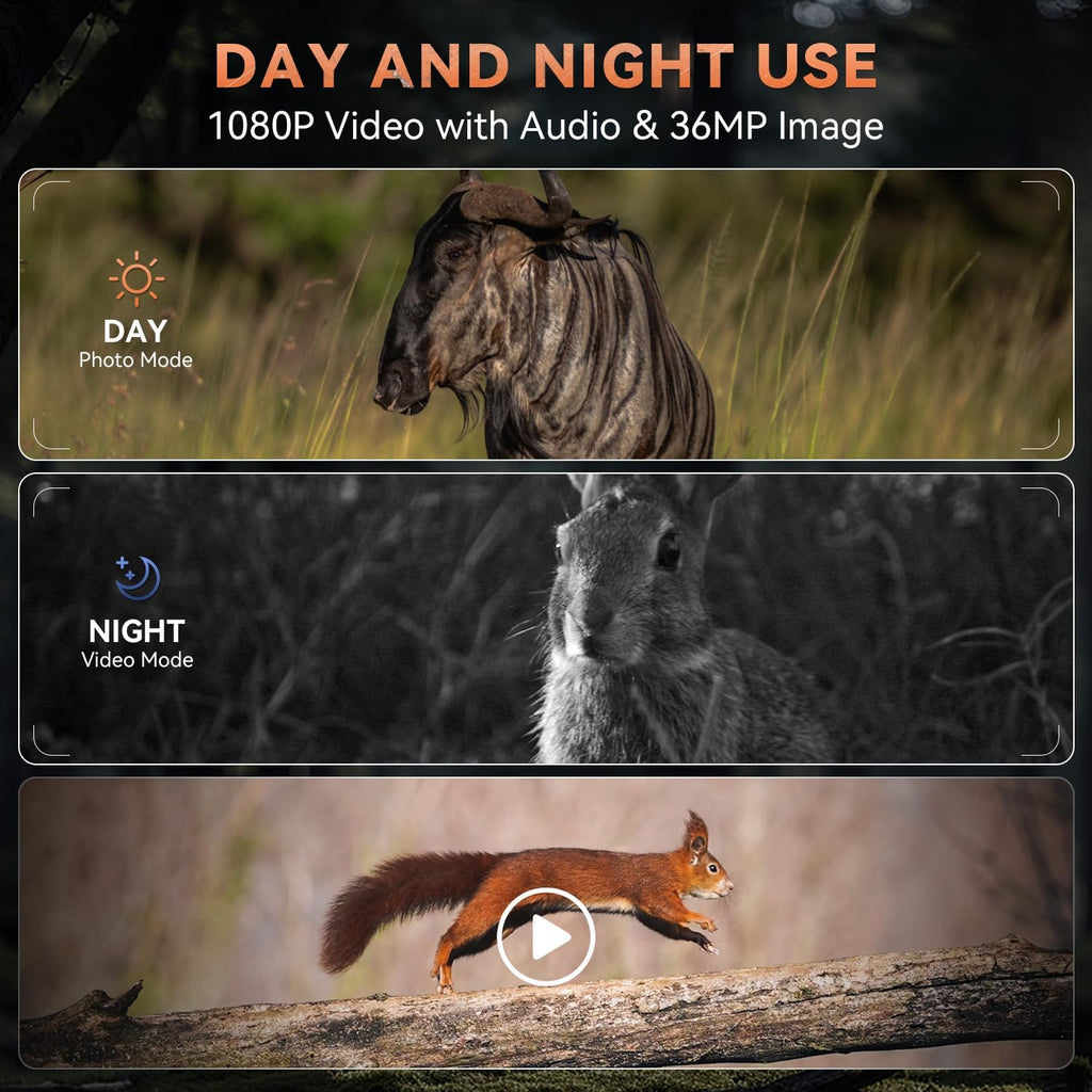 GOODITEC 8160 4K Tactical Night Vision Goggles | 400m Full-Dark View | 2.7" Screen | 3-in-1 Usage