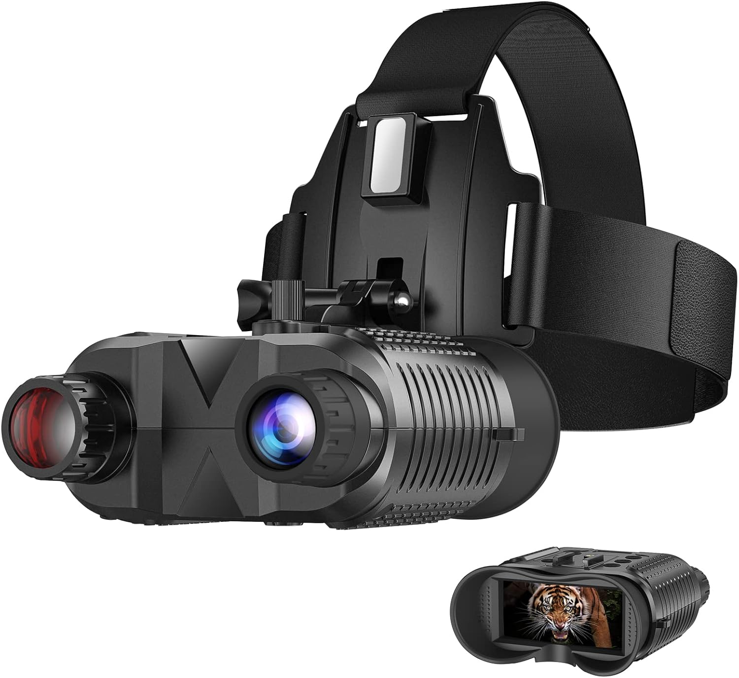 GOODITEC 8160 4K Tactical Night Vision Goggles | 400m Full-Dark View | 2.7" Screen | 3-in-1 Usage