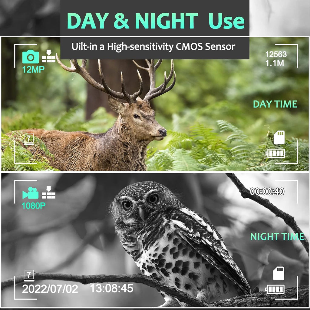 GOODITEC 1182 Mini Digital Night Vision Monocular | 300m Full-Dark View | 8X Digital Zoom | 2.4" Screen