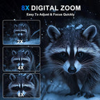 GOODITEC 8161 4K Dual-Light Night Vision Goggles | 400m Full-Dark Range | White/IR Dual Mode | 2.7" Display