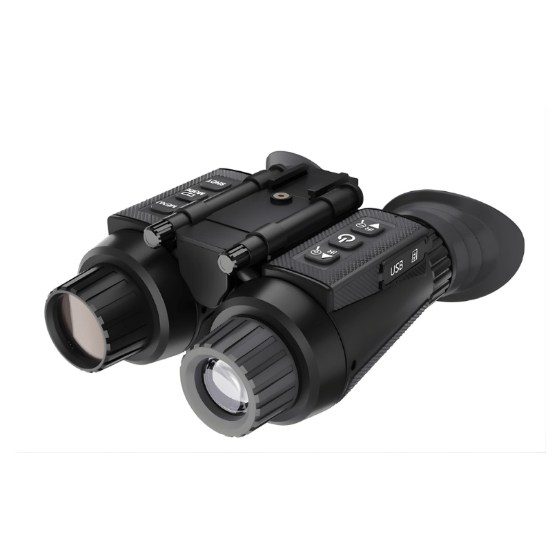 GOODITEC 8300 Dual-Screen Night Vision Goggles | 300m Full-Dark View | 7X Magnification | Adjustable IPD