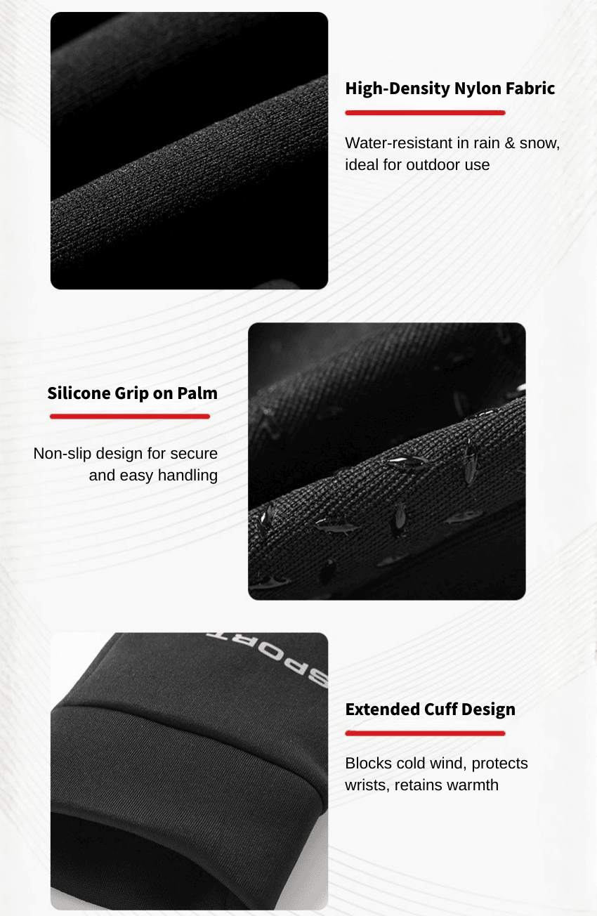 GOODITEC Winter Touchscreen Gloves – Waterproof Thermal Gloves for Night Vision Outdoor Use