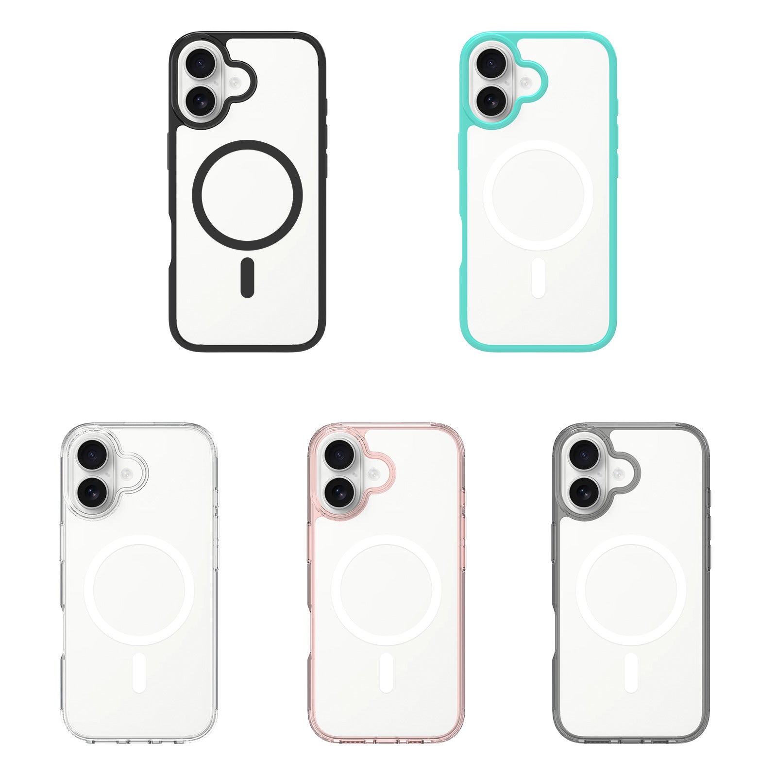 Gooditec Magnetic Clear Protective Case, TPU + PC for iPhone 17 Pro Max