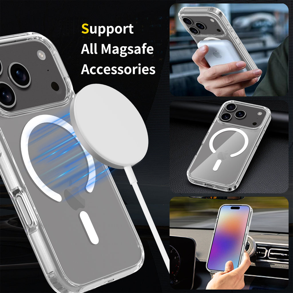 Gooditec Magnetic Clear Full Protection Case for iPhone Pro Max