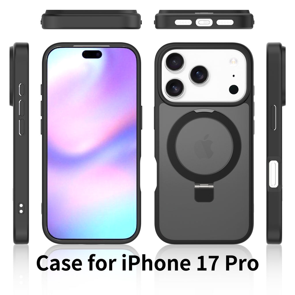 Gooditec Magnetic Kickstand Case, Matte Shockproof Design for iPhone Pro Max