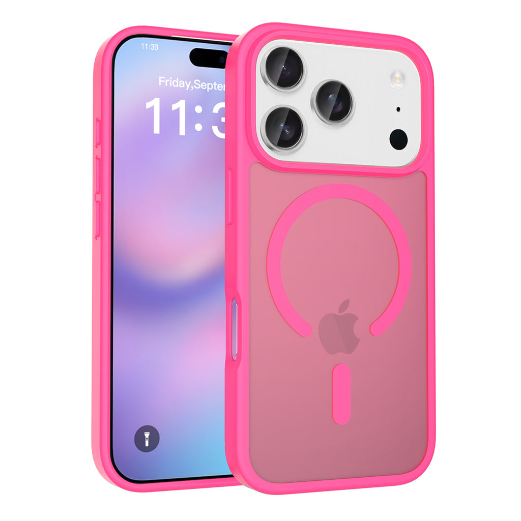 Gooditec Magnetic Matte Shockproof Case Compatible with iPhone Pro Max Series