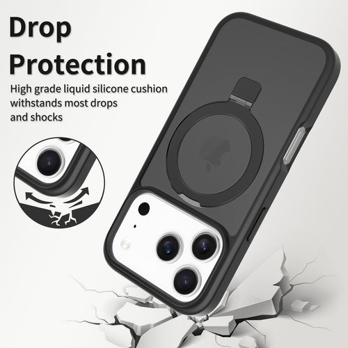 Gooditec Magnetic Kickstand Case, Matte Shockproof Design for iPhone Pro Max