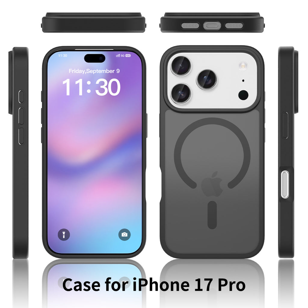 Gooditec Magnetic Matte Shockproof Case Compatible with iPhone Pro Max Series