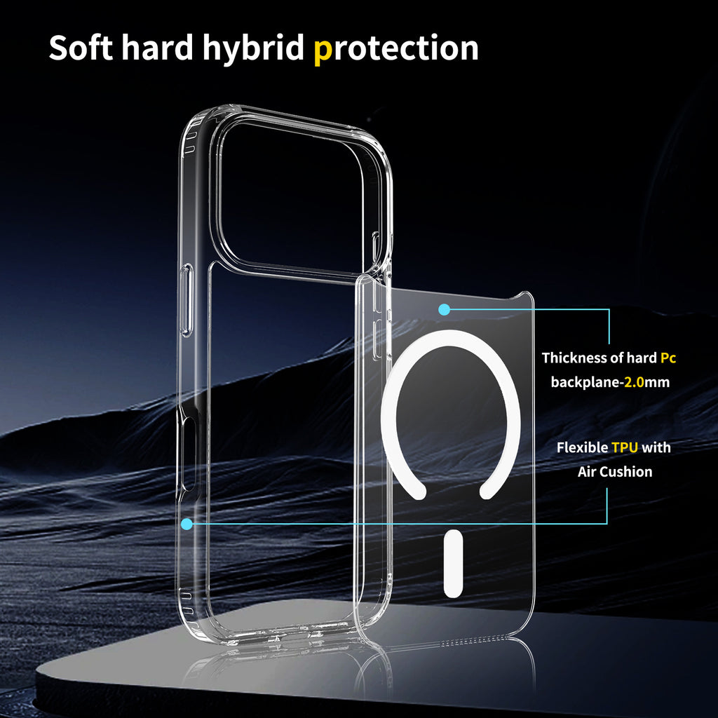 Gooditec Magnetic Clear Full Protection Case for iPhone Pro Max