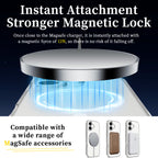 Gooditec Magnetic Clear Protective Case, TPU + PC for iPhone 17 Pro Max