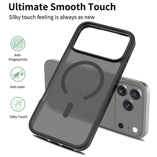 Gooditec Magnetic Matte Shockproof Case Compatible with iPhone Pro Max Series