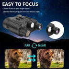 GOODITEC 8161 4K Dual-Light Night Vision Goggles | 400m Full-Dark Range | White/IR Dual Mode | 2.7" Display